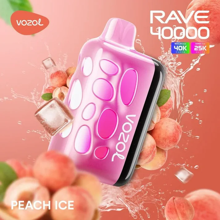 Vozol Rave 40000 Peach İce