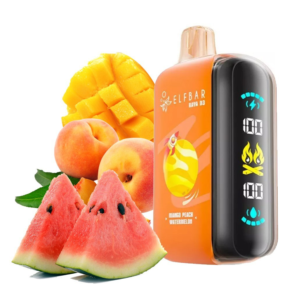 Elfbar Raya d3 25000 Mango Peach Watermelon