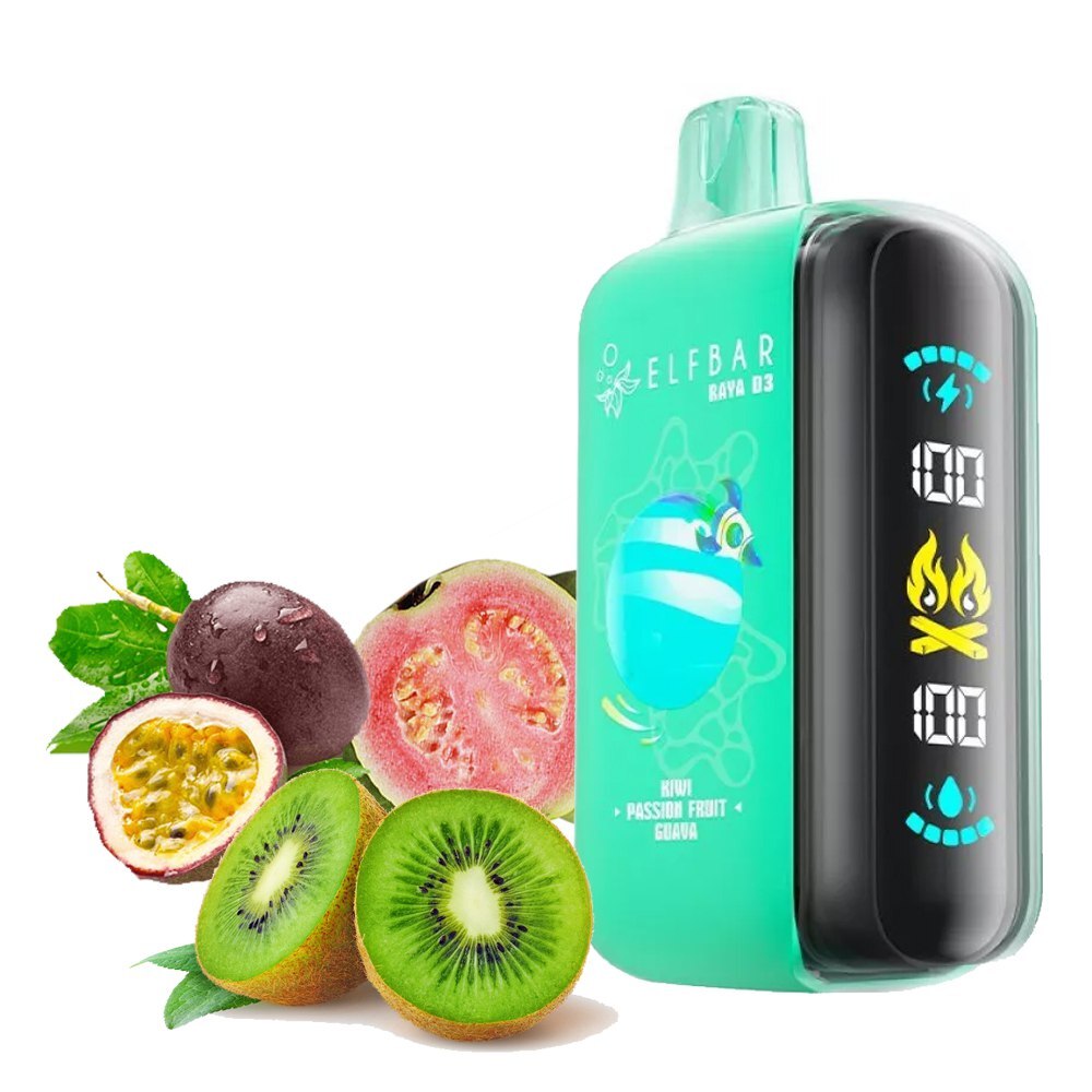 Elfbar Raya d3 25000 Kiwi Peassion Fruit Guava
