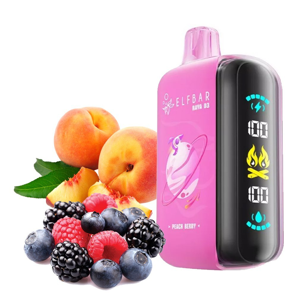 Elfbar Raya d3 25000 Peach Berry